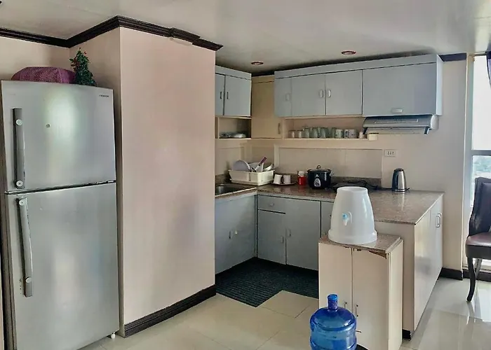 1711 Loft Type Corner Unit Lägenhetshotell Cebu